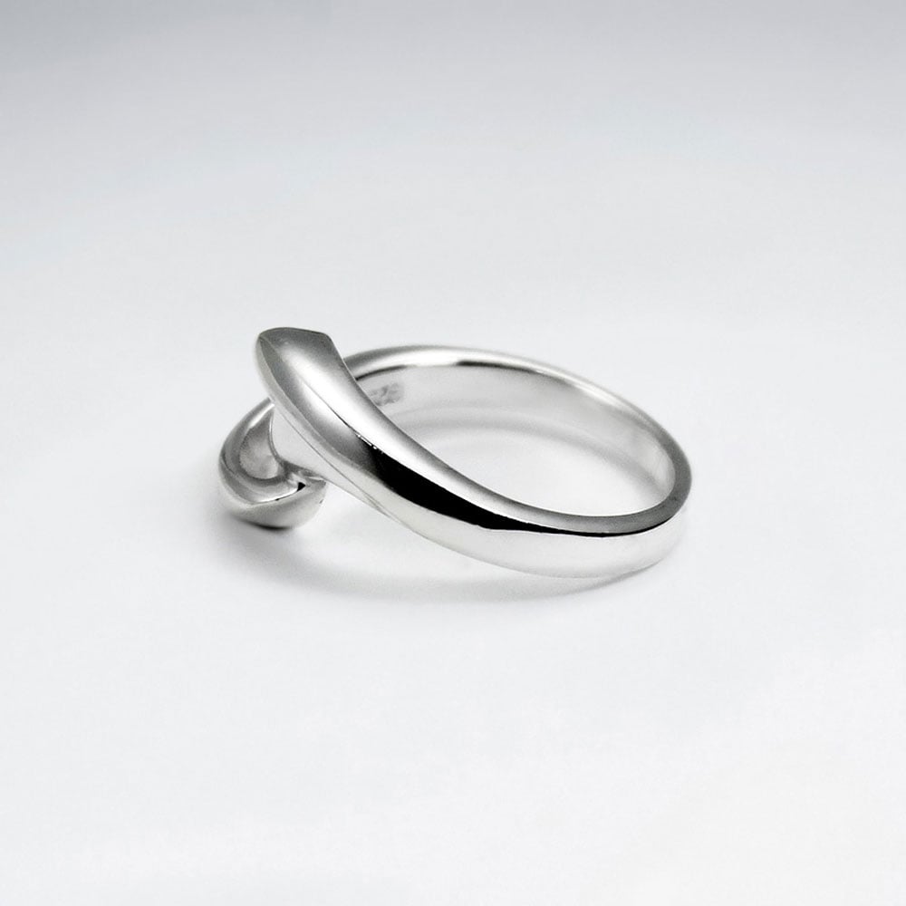 Sterling Silver Contemporary Design  Ring