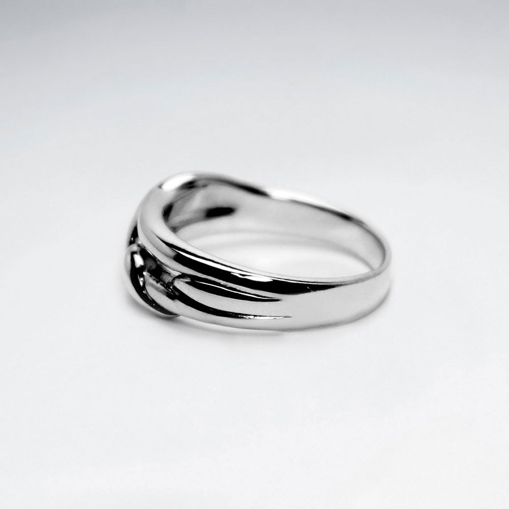 Sterling Silver Simple Lines Design Ring