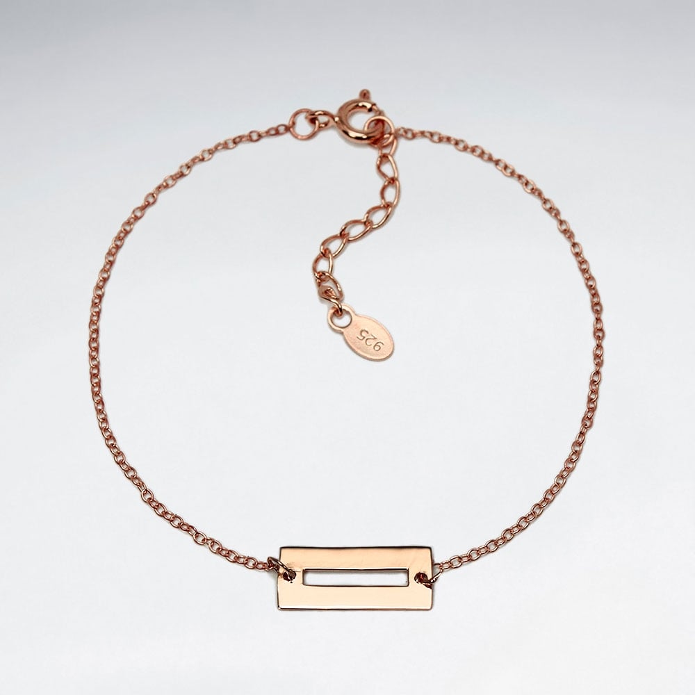 Sterling Silver Bar Bracelet