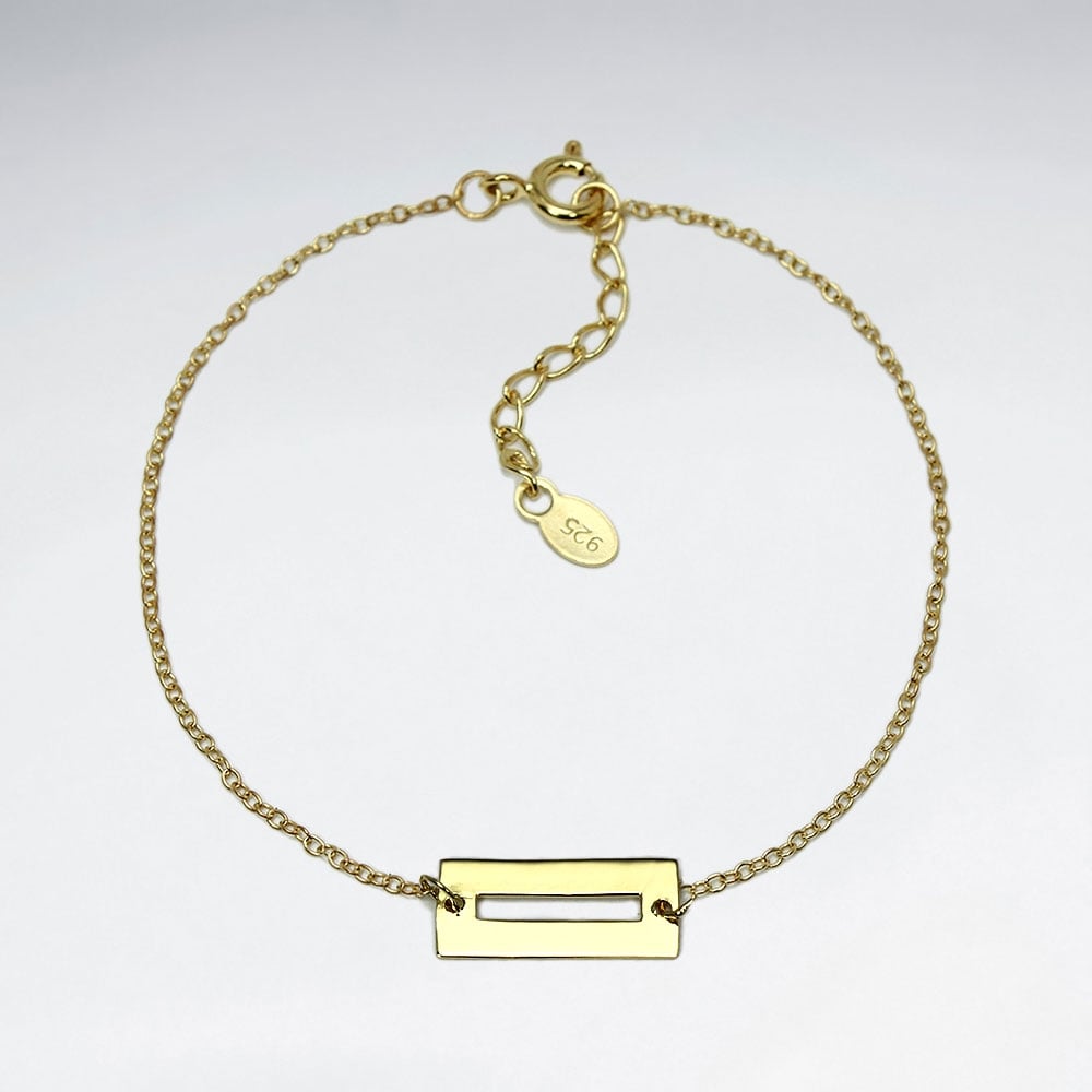 Sterling Silver Bar Bracelet