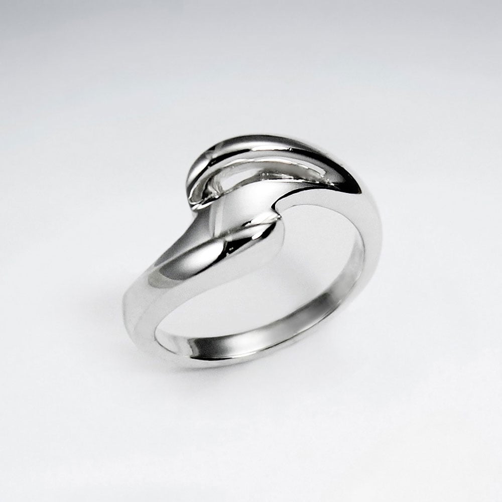 Sterling Silver Contemporary Design  Ring