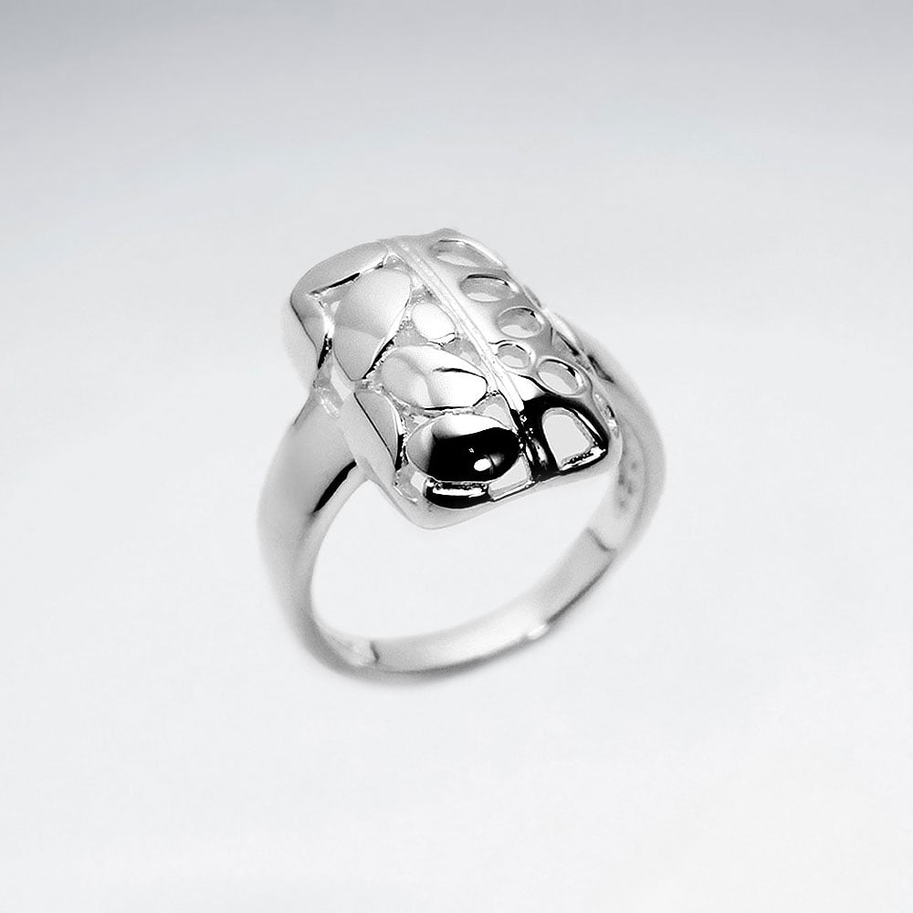 Sterling Silver Abstract Design Ring