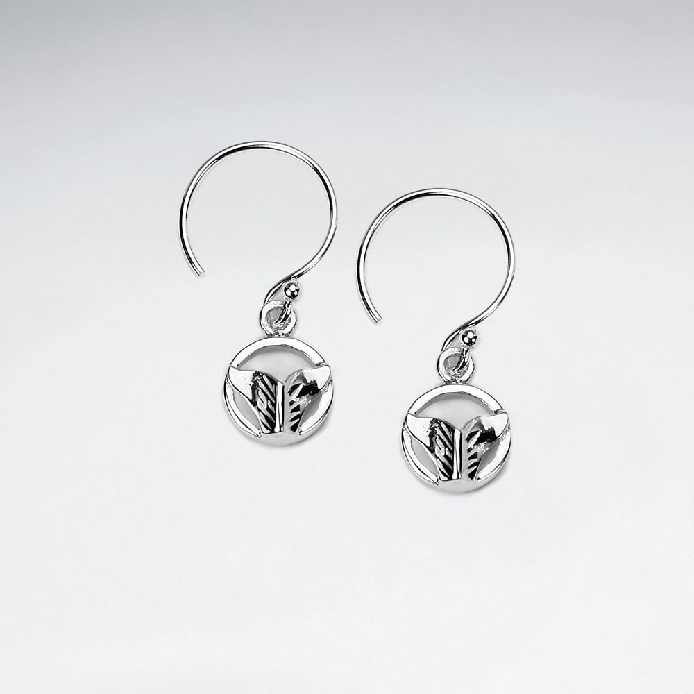 Elaborate Sterling Silver Openwork Designs Circle Earrings
