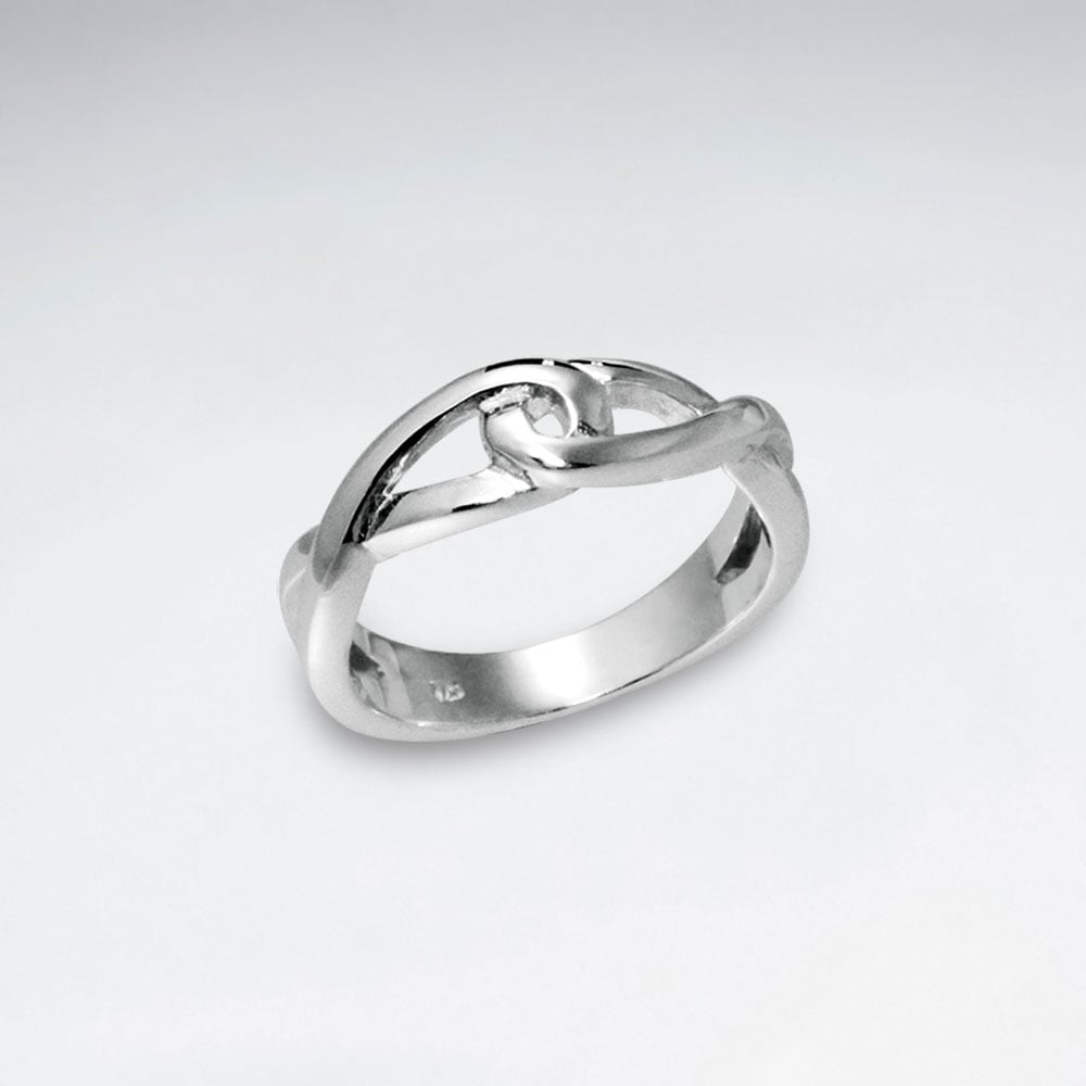 Sterling Silver Linked Eternity Ring