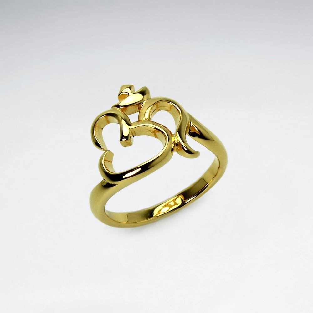 Sterling Silver ''Om" Ring