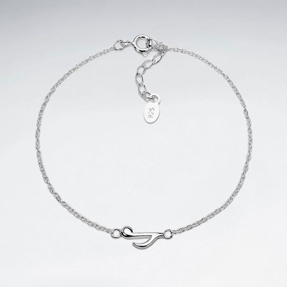 Sterling Silver Music Note Bracelet