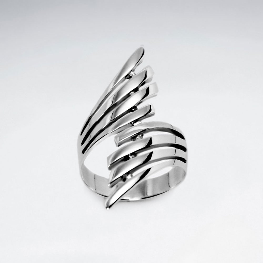 925 Silver Wave Ring