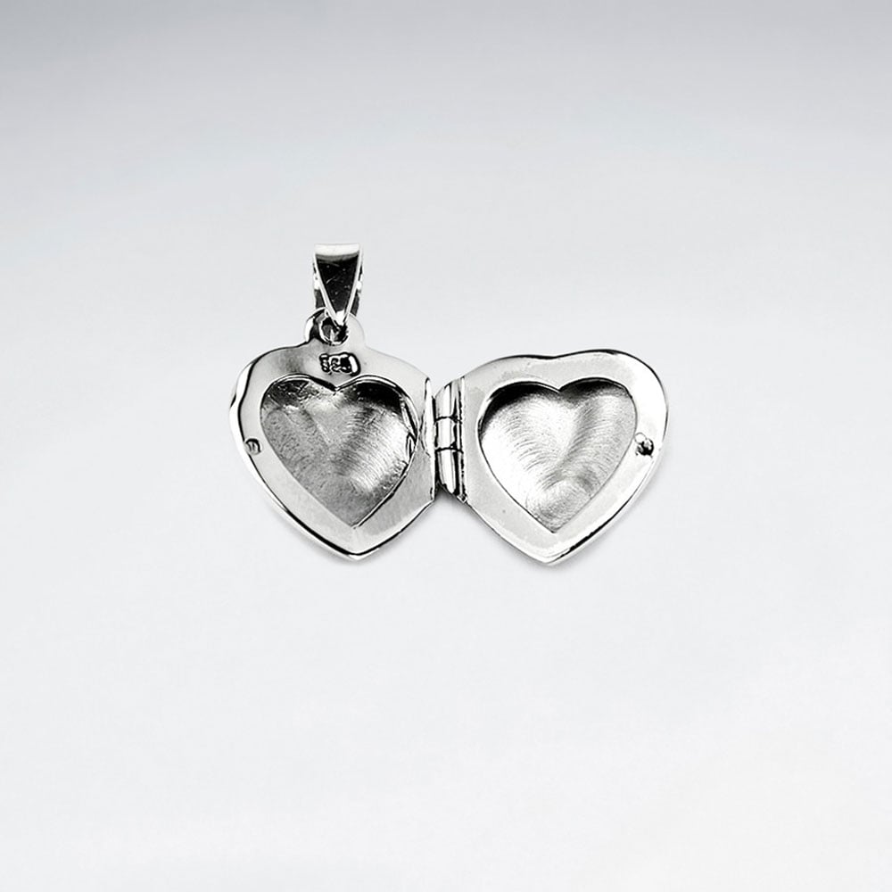 Pendant Treasured Memories Sterling Silver Heart Locket