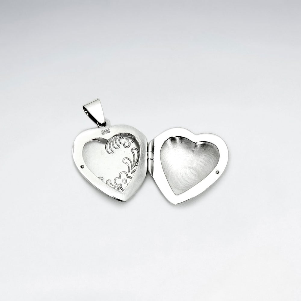 Sterling Silver Sweetheart Pendant Locket