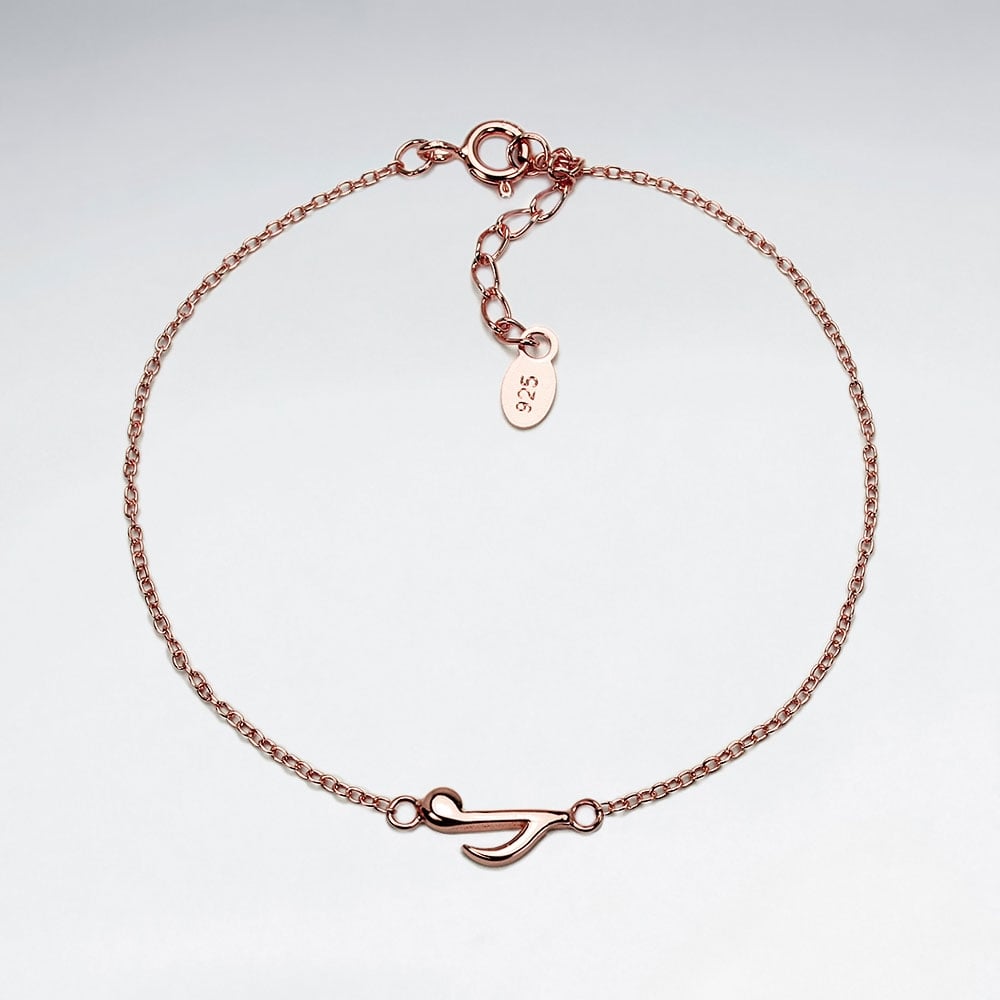 Sterling Silver Music Note Bracelet