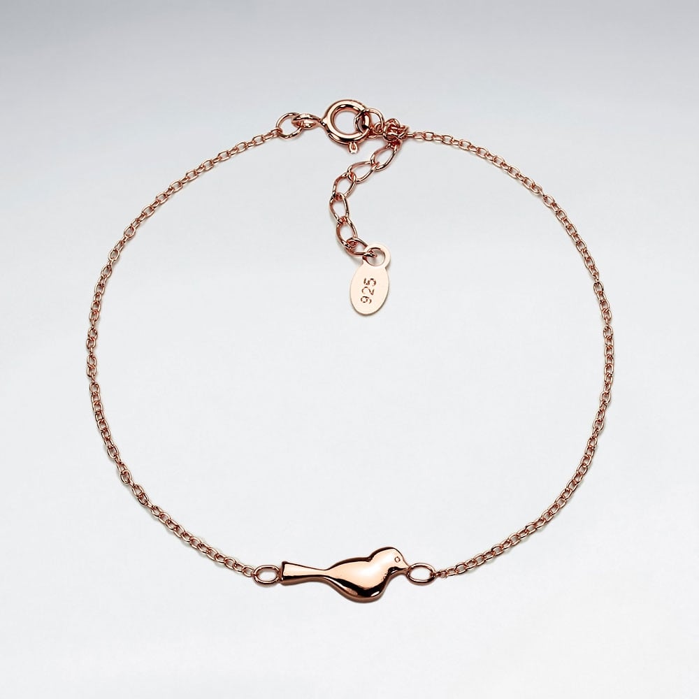 925 Silver Song Bird Bracelet