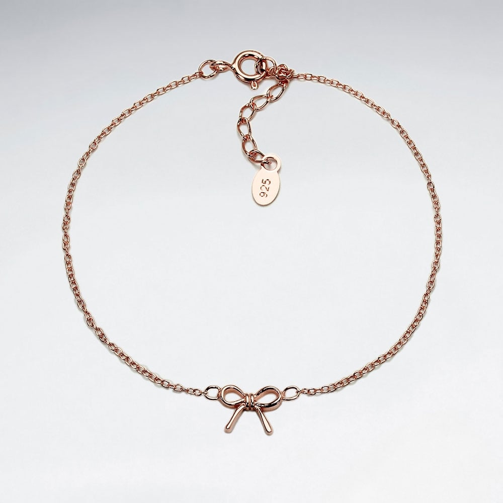Bow Tie Sterling Silver Bracelet