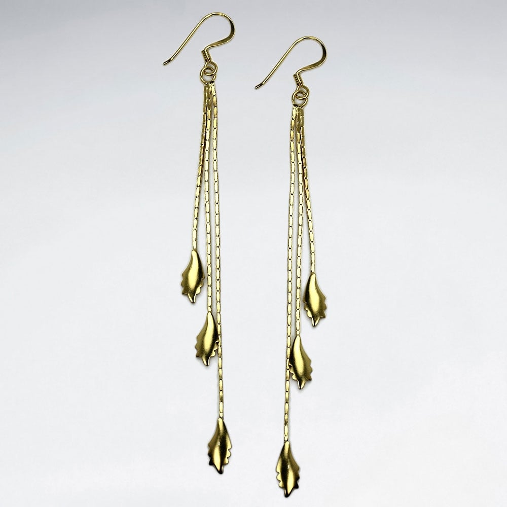 Sterling Silver Cascade Dangle Fashion Earrings
