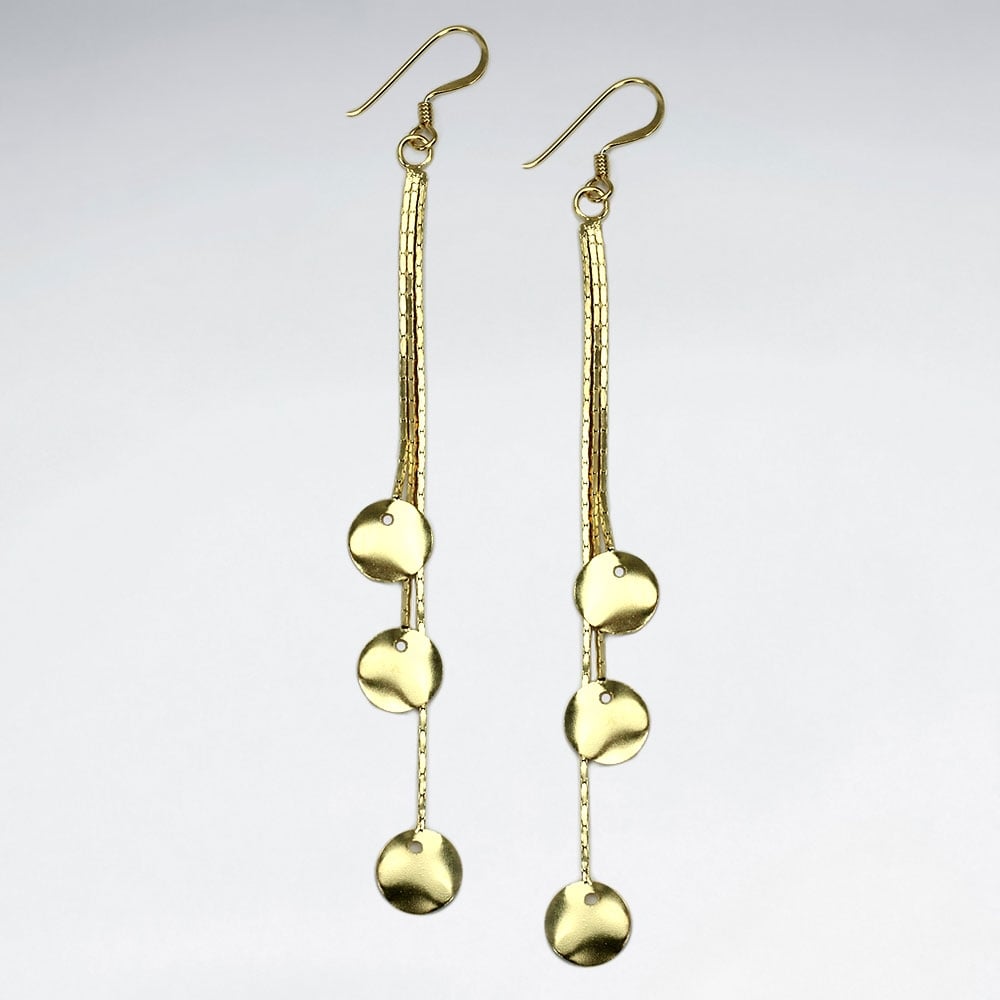 Sterling Silver Charmed Cascade Earrings