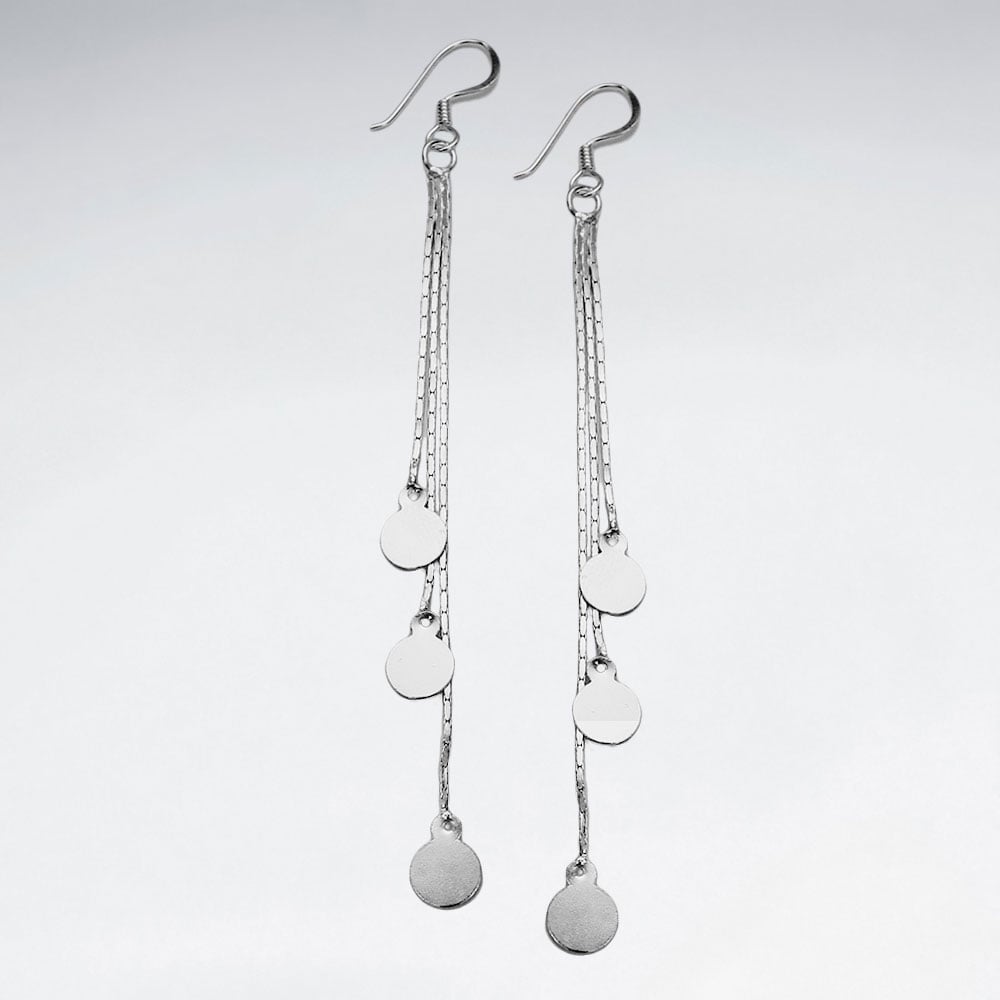 Innocent Desire Sterling Silver Cascade Earrings