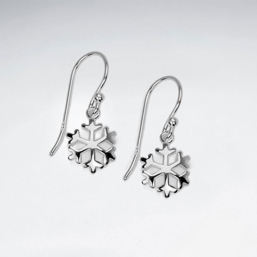Pretty as a Snowflake Sterling Silver Earrings