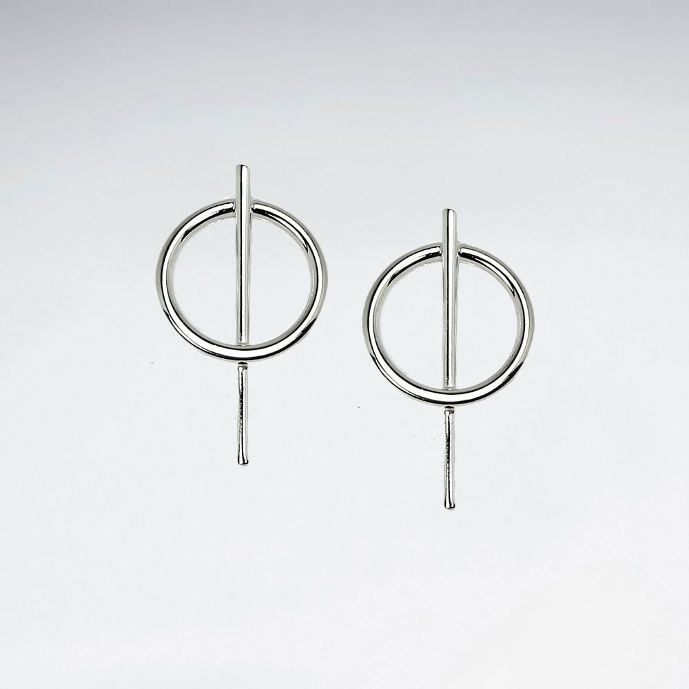 Back to Basics Sterling Silver Openwork Earrings