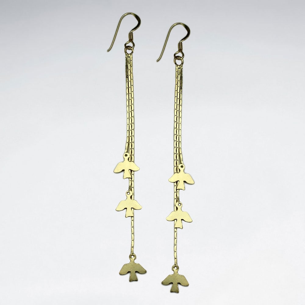 Take Flight Cascade Earrings in Sterling Silver