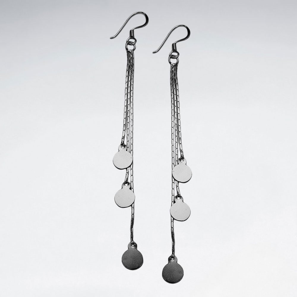 Innocent Desire Sterling Silver Cascade Earrings