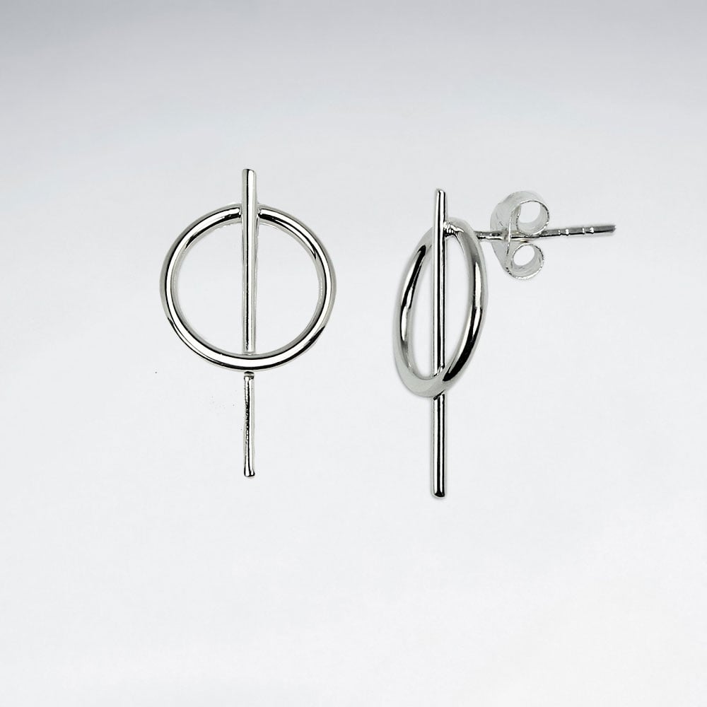 Back to Basics Sterling Silver Openwork Earrings