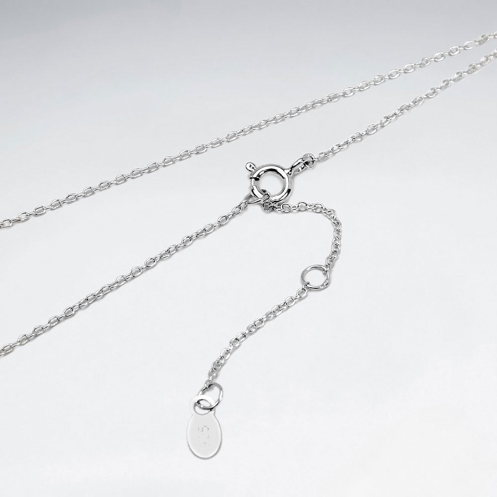 Necklace Single cable Silver Chain