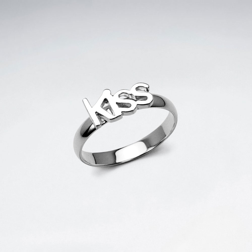 Sterling Silver "Kiss" Ring