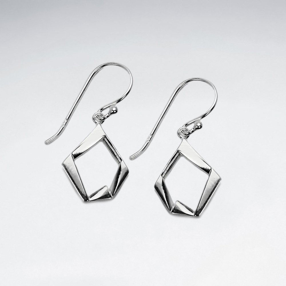 Sterling Silver Abstract Masterpiece Dangle Earrings