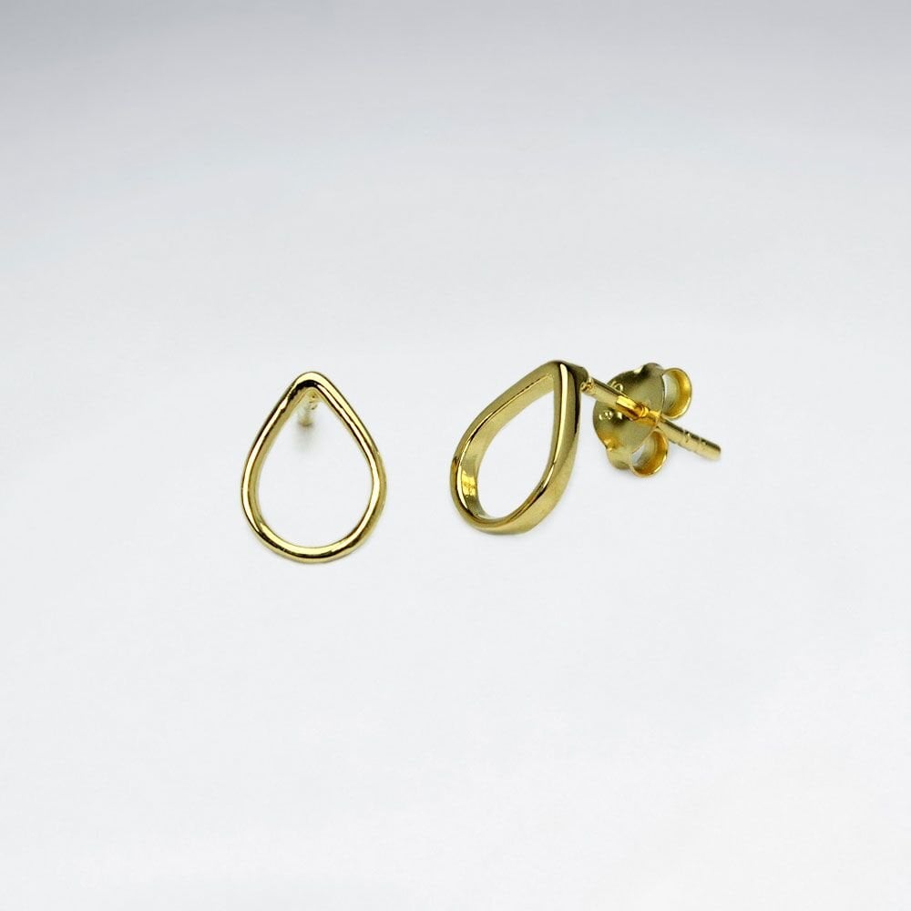 Sterling silver Openwork Teardrop Fashion Earrings