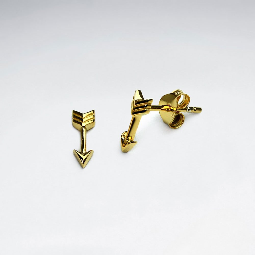 925 Silver Arrow Stud Earrings