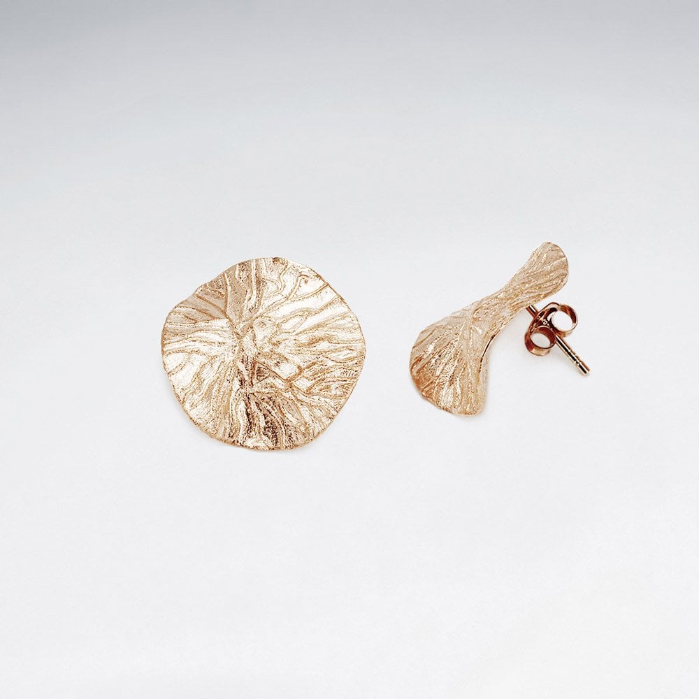 Sterling Silver Flower Dangle Stud Earrings