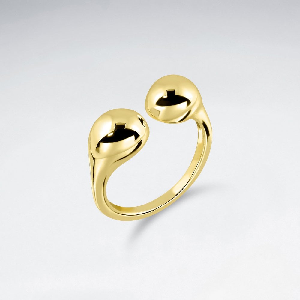 Solid Sterling Silver Open End Ring