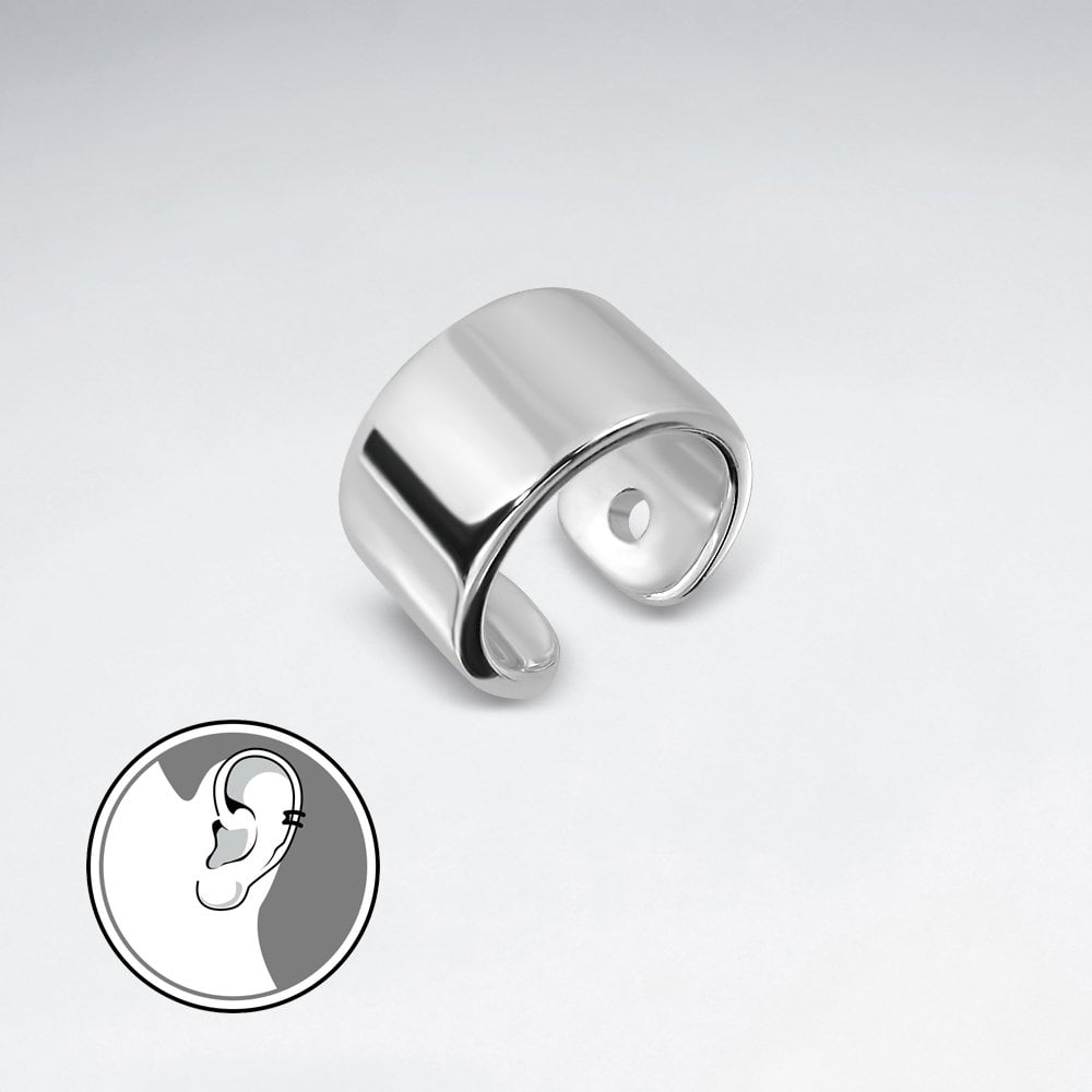 Sterling Silver Minimalist Ear Cuff Earrings