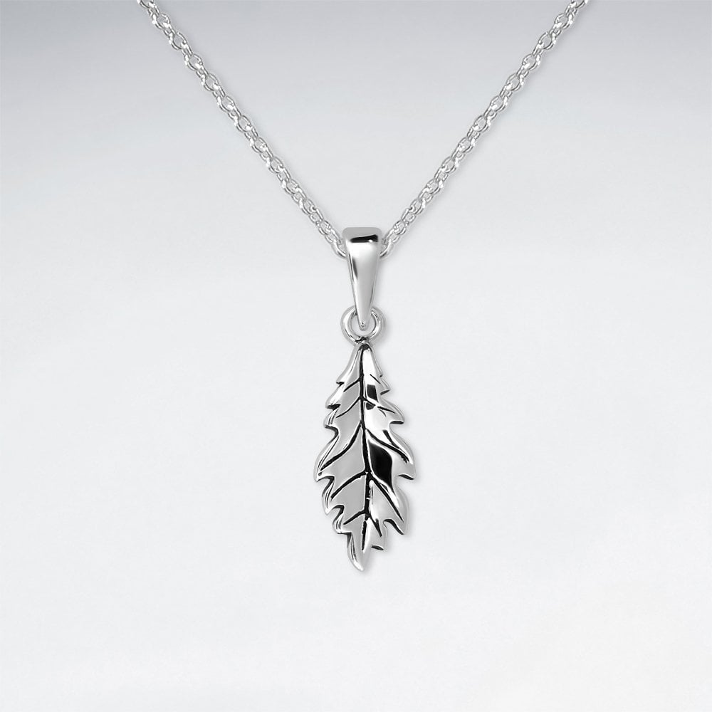 Sterling Silver Oak Leaf Pendant