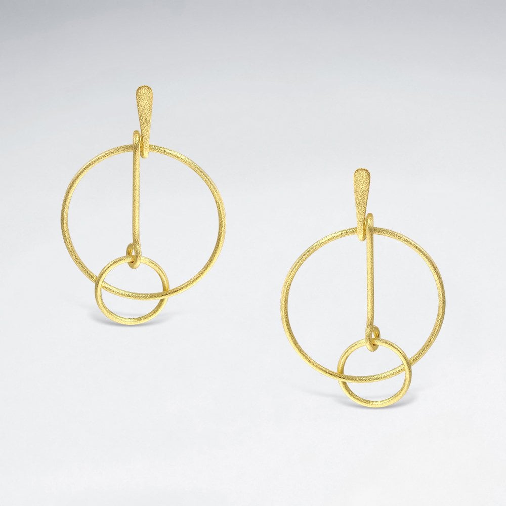 The Grand Resolve Sterling Silver Openwork Statement Earrings