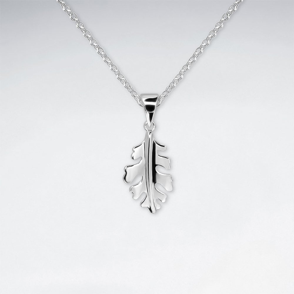 Sterling Silver Oak Leaf Pendant