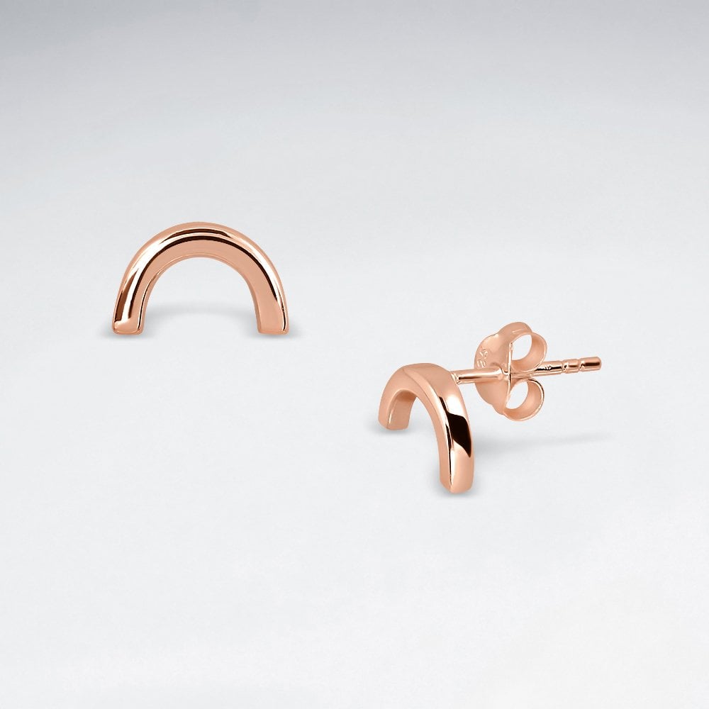 Sterling Silver ARC Stud Earrings