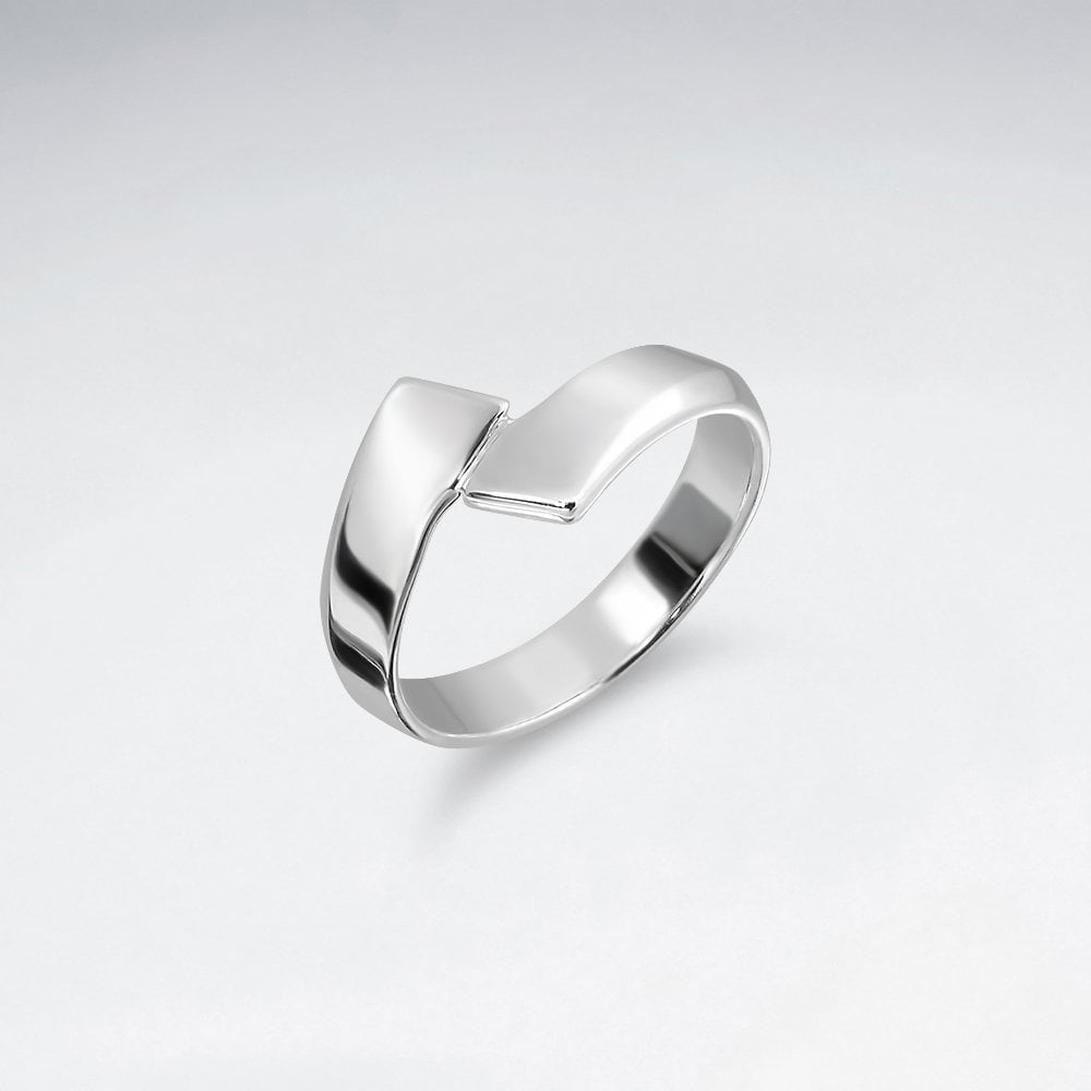 Elegant Sterling Silver Wrap Ring