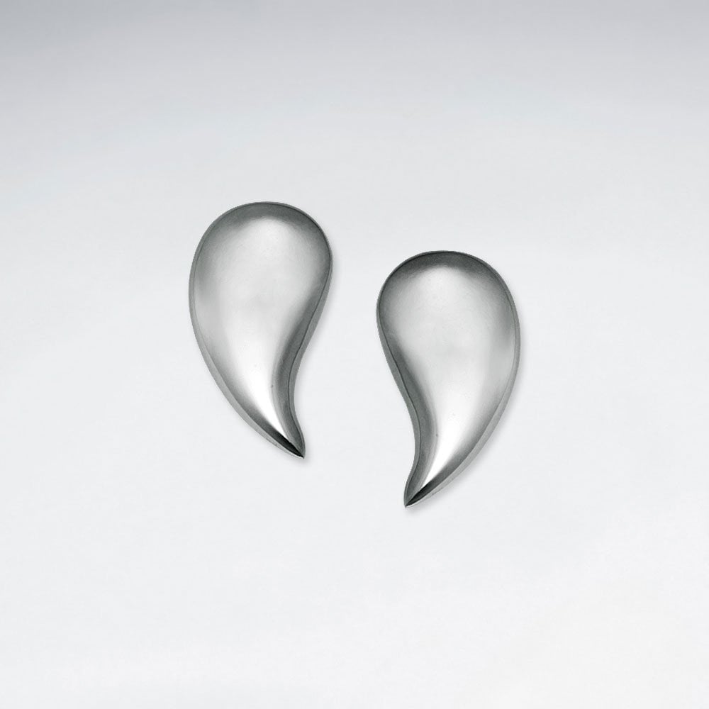 Enchanted Apostrophe Claw Curved Polished Silver