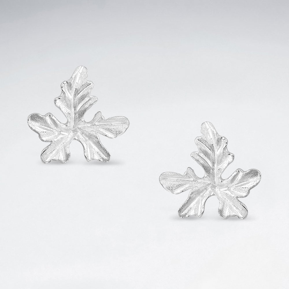 Sterling Silver Ivy Gourd Earrings