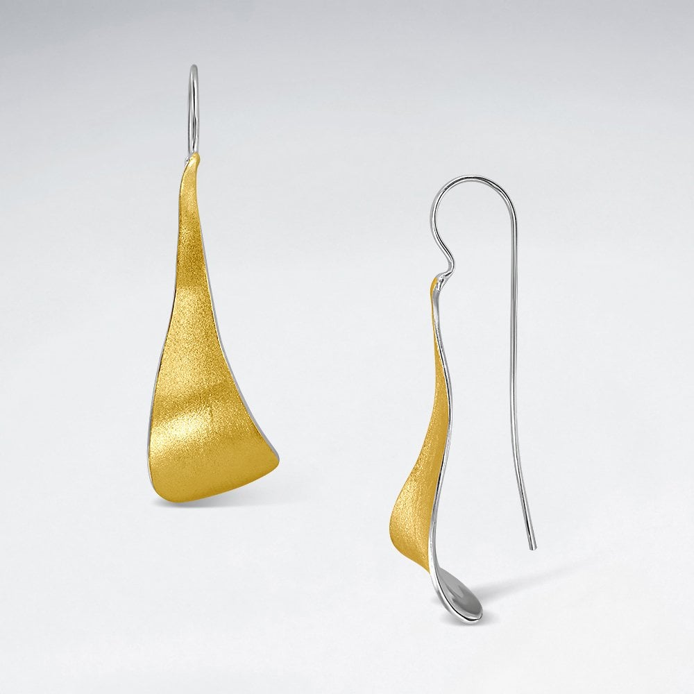 Sterling Silver Poetic Freeform Earrings