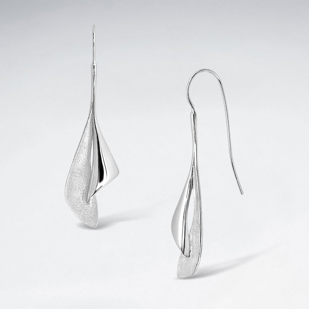 Sterling Silver Freeform Statement Earrings