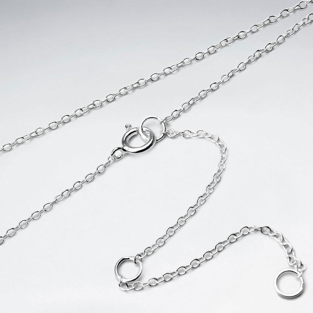 Far Round 925 Silver Chain