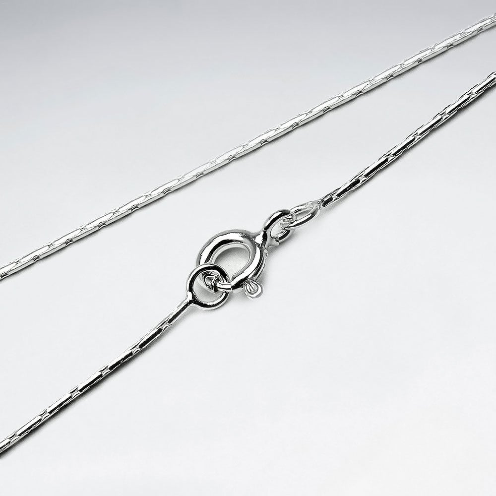 Single Round Cable 925 Silver Chain
