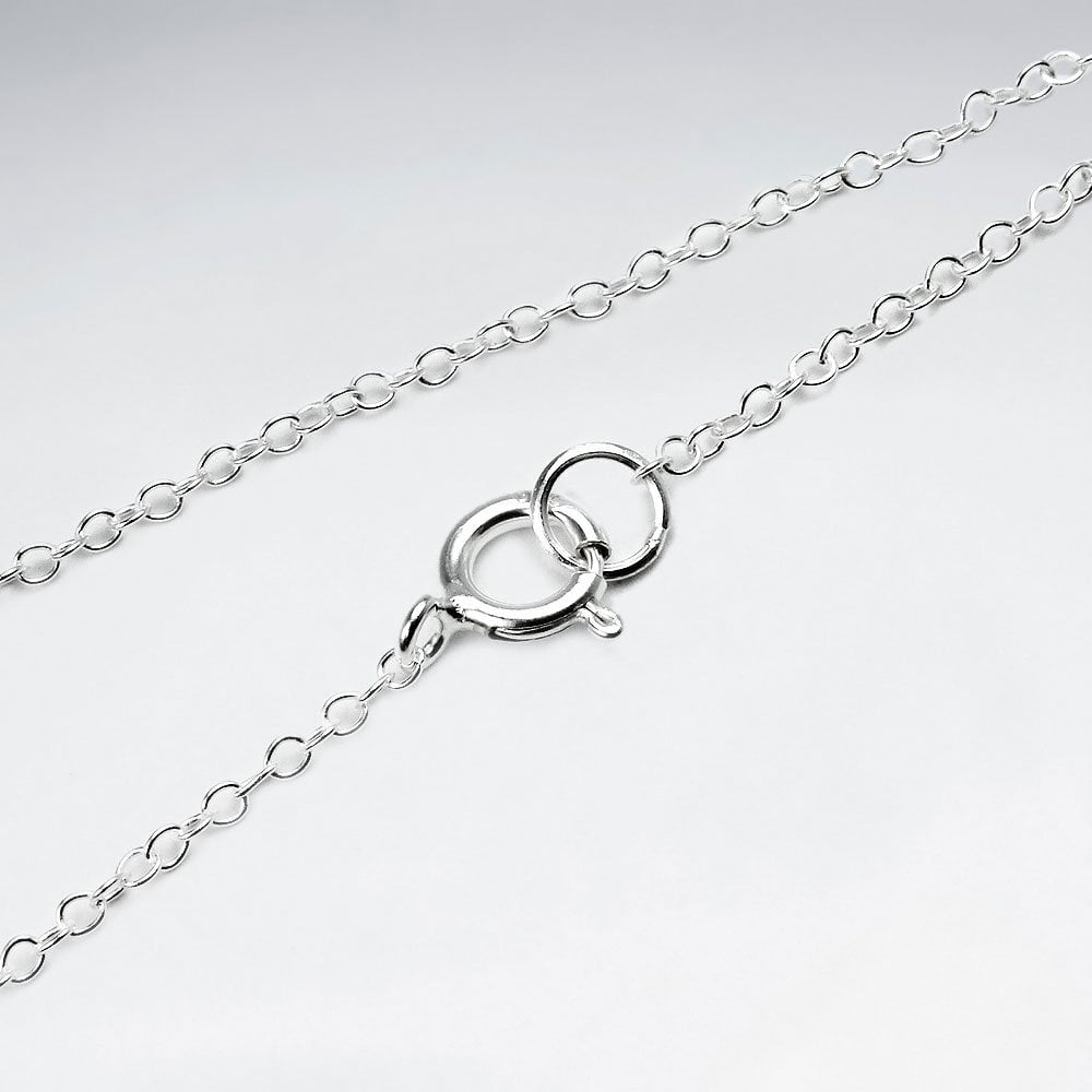 Far Round 925 Silver Chain