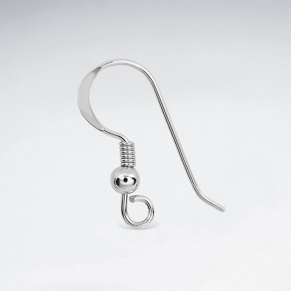 Stylish Long Sterling Silver Fish Hooks Earring Accessories Pack Of 10 Pairs