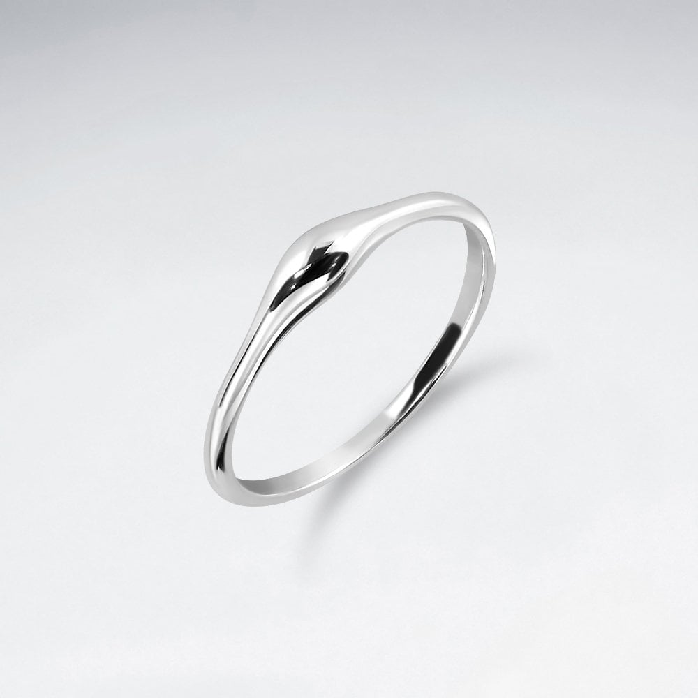 Sterling Silver Freeform Sculpted Ring