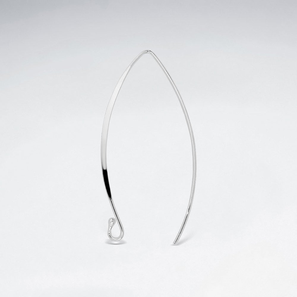 Sterling Silver Accessories Fishhook Pack Of 10 Pairs