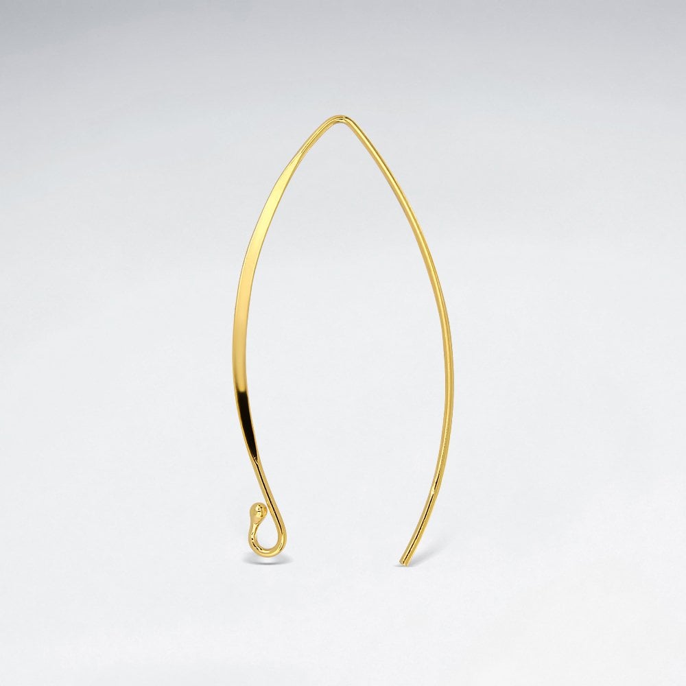 Sterling Silver Accessories Fishhook Pack Of 10 Pairs