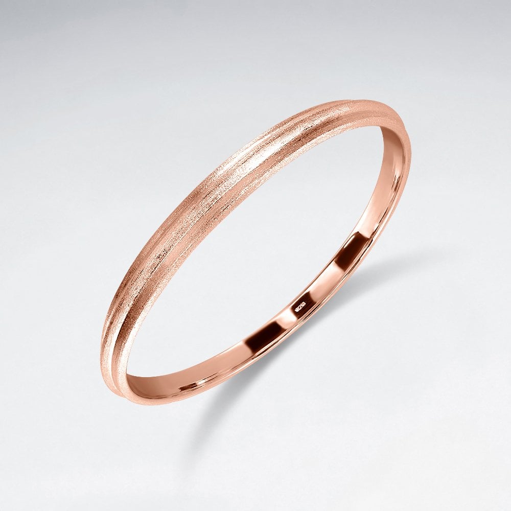 925 Silver Simple Bangle Bracelet