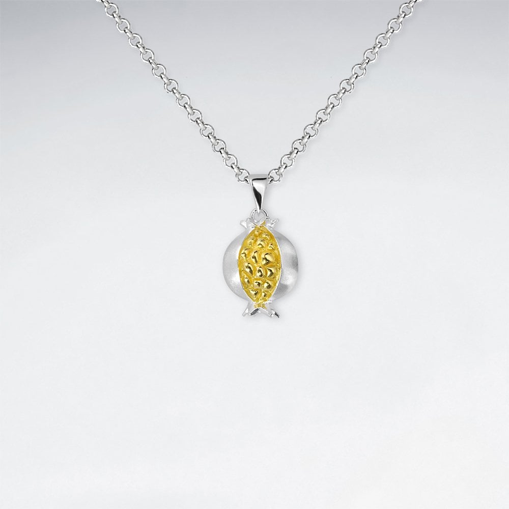 Sterling Silver Organic Designs  Matte & High Polish Pendant